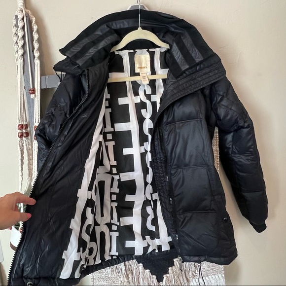 Diesel real down womens belted jacket. - Picture 5 of 10